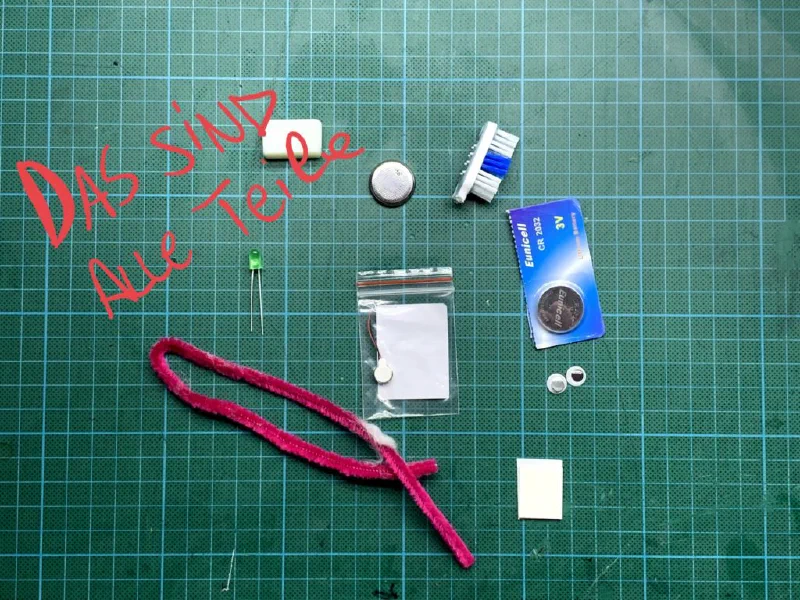 BürstiBot Bauanleitung Schritt 1 – Material vorbereiten