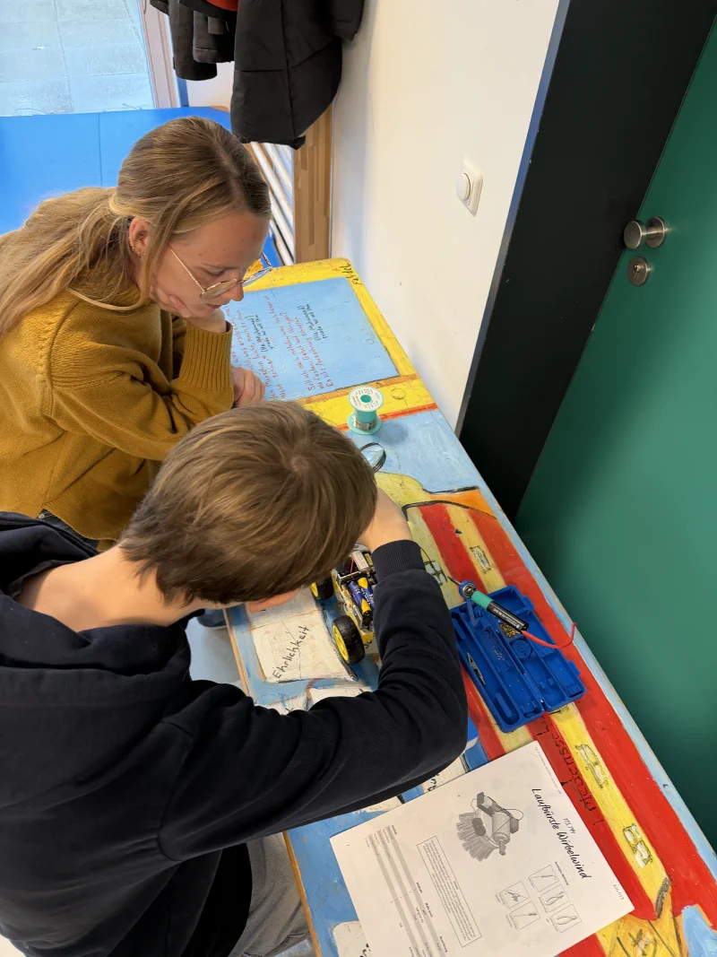 Vorbereitung der Roboter-Arena