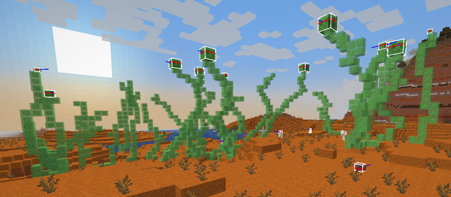 Schleim baut sich Treppen