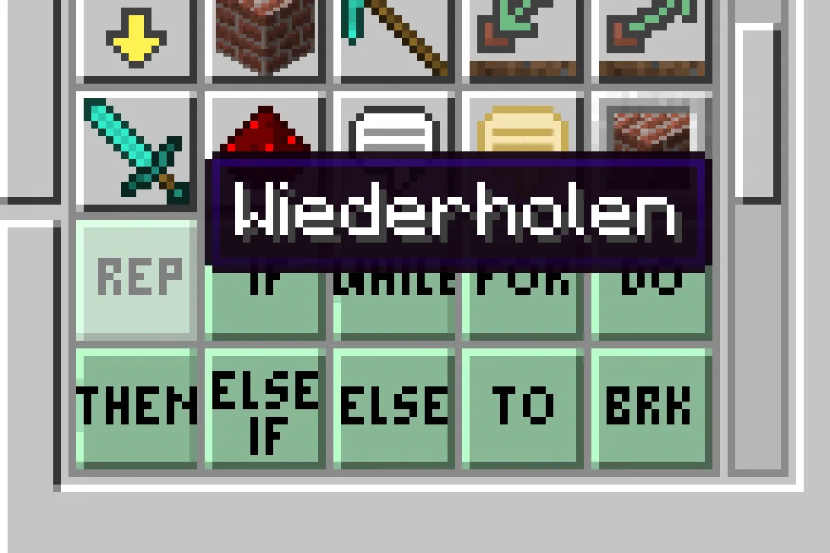 Repeat ist das englische Wort für Wiederholen