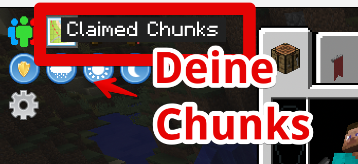 Klicke auf die Karte im Inventar