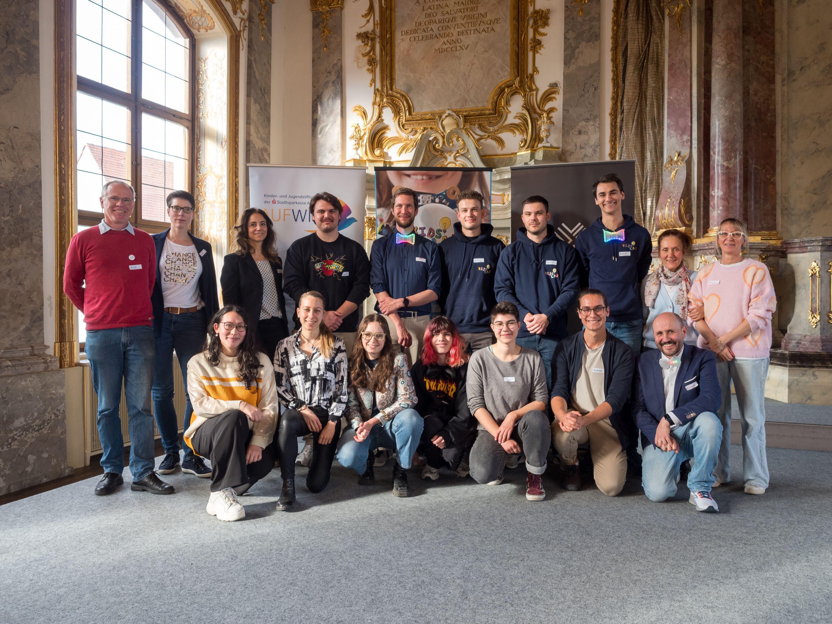 Das KidsLab Mentoren-Team beim GamesPreis 2026